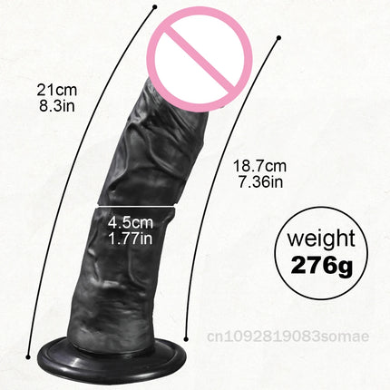 Realistic Dildo for Women Silicone Beginner G-spot Anal Stimulation Dildo with Strong Suction Cup for Adult Sex Toy Masturbator