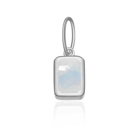 DPLAOPA 925 Sterling Silver 12 Birthstone CZ  Clips Charm Beads Pendant For Necklace And Bracelet 2024 Women Luxury Fine Jewelry
