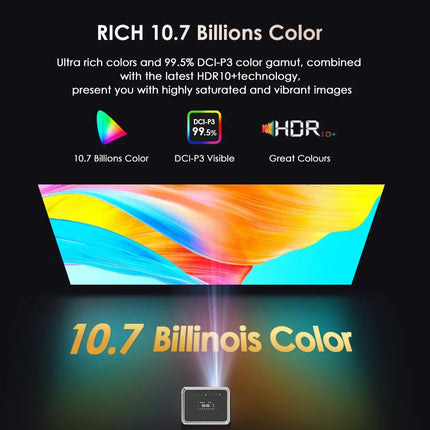 Google TV Netfilx Official Licence 4k projector Android 14 2.4+5G WiFi Dolby Portable Projector Home Theater beam Projector