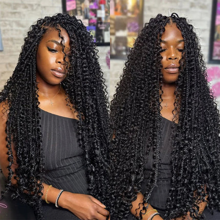 Deep Wave Bulk Human Hair 30 Inch 2 Bundles Human Hair 100g Brazilian Braiding Hair For Women Boho Braids Human Hair Bundles