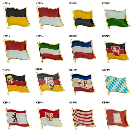 Metal Badge Lapel Pin Pins Brooch Gelderland Noord-Holland Friesland Noord-Brabant Groningen Drenthe Overijssel Flevoland Utrech