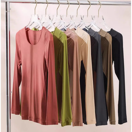 NEW Women's Thermal Underwear Set Woman 2 Pieces Seamless blouse Long Johns Highly Elastic Autumn Winter Thermal Set For Women