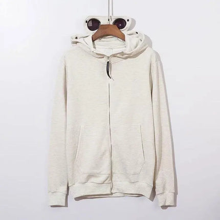 2025 Hot Selling Foreign Trade Men's Glasses Casual Round Neck Handsome Simple Leisure Outdoor Sports Hooded Glasses Hoodie