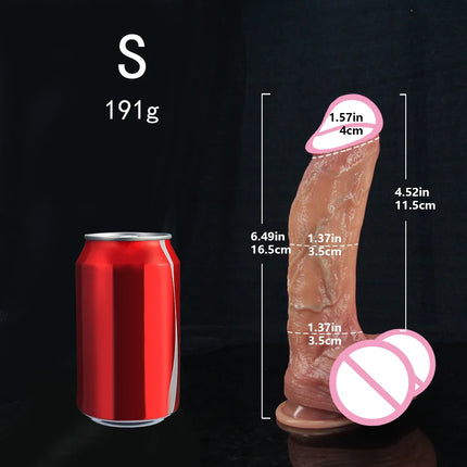 Ultra High Simulation Dildo Realistic Big Penis Flexible Suction Cup Dildos Anal Plug Adult Sex Toys For Women Masturbator Cock