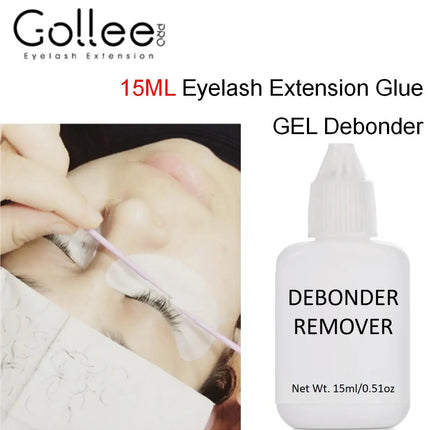 Gollee Primer Super Bonder Glue Remover Fast Drying False Eye Lash Extension Glue Anti-Allergy Cleaner Mascara Raincoat