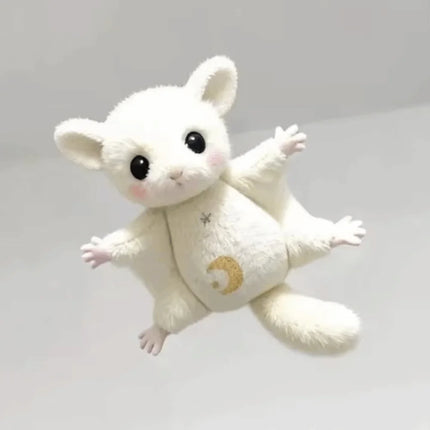 Cute Sugar Glider Plush Keychain Soft Flying Squirrel Bag Charm Kawaii Animal Pendant Gift