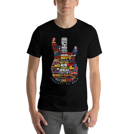 Legends Of Rock T-Shirt blacks anime figures korean fashion football t shirt mens vintage t shirts