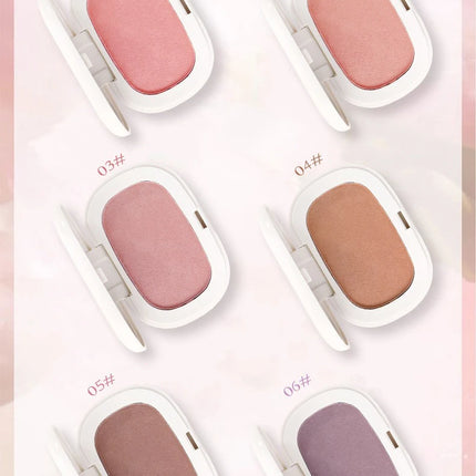 Single Color Blush Silky Texture High Color No Powder Feeling Low Saturation Long-lasting Natural Matte Blush Cream Face Makeup