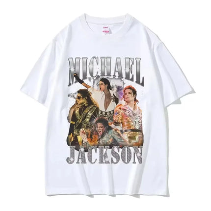 Classic Vintage Michael Jackson Graphic T-shirt Men Women Clothing Fashion Retro Gothic Rock Tshirts Male Punk Oversized T Shirt