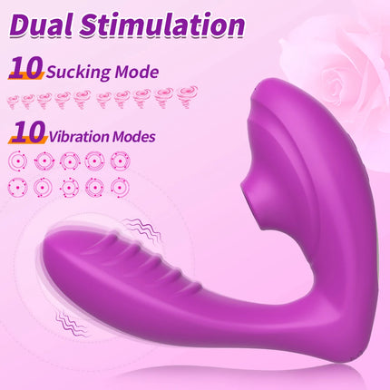 Clitoral Sucking Vibrator For Women Wearable 20 Modes G Spot Stimulator Vagina Female Masturbator Sucker Erotic Adult Sex Toys