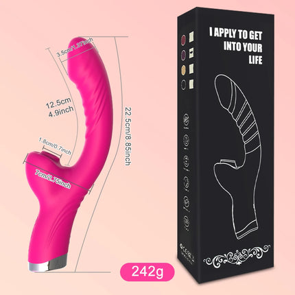 Sex Toy Sucking Vibrator For Women G Spot Clitoral Stimulator Dildo Nipple Female Masturbator Vibrators Vaginal Massage Stick