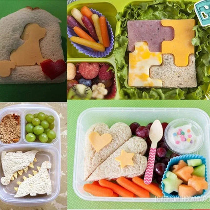 Kids Sandwich Cutter Bread Mold Lunch DIY Sandwich Cutter Mould Lunch Boxes Accessories Food Cutting Die Bread Biscuits Mold