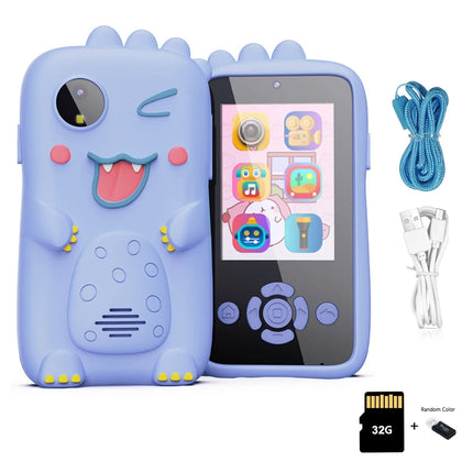 Children Smart Phone Toys Cartoon Educational Toy for Boys Girl Phone Toys Baby Digital Camera Phone Game Age 3-12 Birthday Gift