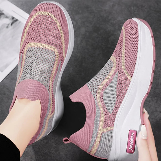 Women's Luxary Chunky Sneakers 2025 trend Fashion Mesh Breathable Shoes for women Sports Running Casual Ladies Fitness Vulcanize