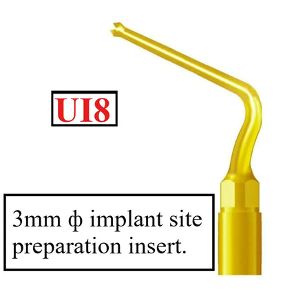 Finer 1pcs Dental Piezosurgery Tip Bone Surgery Tip Ultrasonic Bone Cutter Exelcymosis Dental Surgery Tip Fit Mectron Woodpecker
