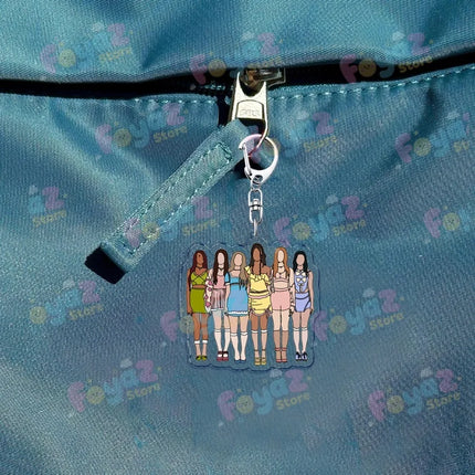 Cool K-pop Katseye Keychain Accessories Bag Charms Cute MANON ‌SOPHIA Womens ‌DANIELA Gamer Keyrings Jewelry Fans Freinds Gift