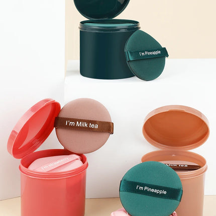 Single air cushion puff with canister powder puff set a box of 7 packs do not eat powder convenient storage beauty tools