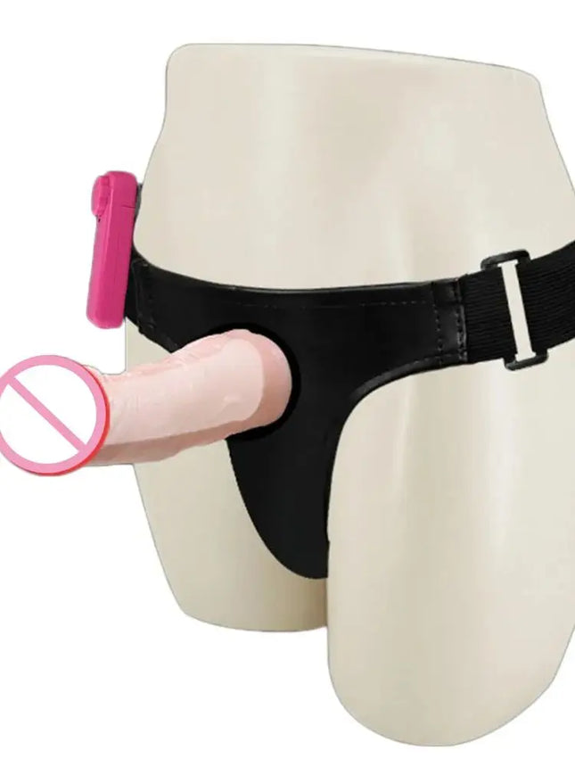 Panties Dildo Erection Assist Strap-On Lesbian Vibrating Anal Ultra Elastic Harness Penis Vibrator Remote Control Sex Toy Man ED