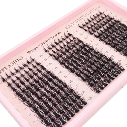 HBZGTLAD Manga Lash Clusters Wispy Fairy Fluffy Eyelash Clusters Anime Cosplay Individual Lash Extensions eyelashes