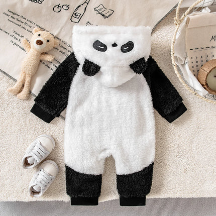 Panda Shaped Baby Romper | Autumn Winter Warmth Overload Adorable Outfit for Baby to Grab Attention While Having Fun