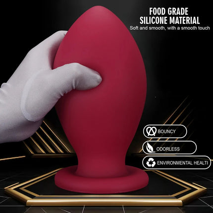 Big Anal Plug Soft Silicone Small Huge Giant Anal Beads Balls Dilator expander massage Butt Plug Sex Toys For Women Men Gay