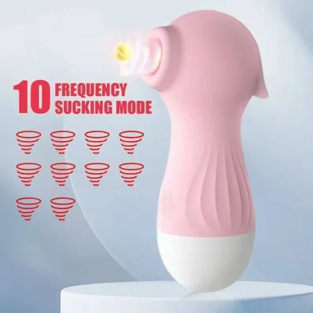 Powerful Sucking Vibrator for Women Nipple Clit Stimulator Vaginal Oral Vacuum Massager Female Masturbator Sex Toys for Adult