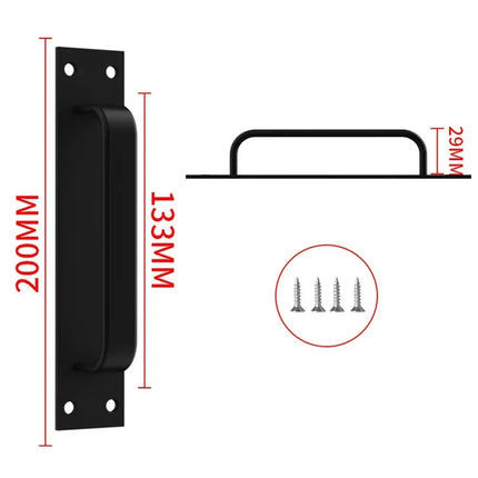 1pc Door Handle Aluminum Alloy Window Cabinet Balcony Sliding Door Pull Closet Furniture Hardware Home Improvement