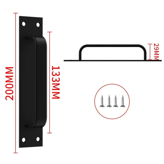 1pc Door Handle Aluminum Alloy Window Cabinet Balcony Sliding Door Pull Closet Furniture Hardware Home Improvement