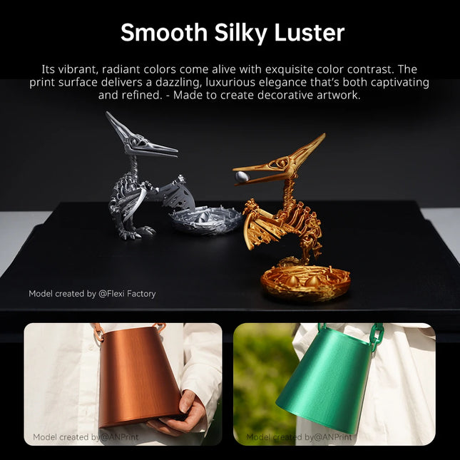 ANYCUBIC PLA Rainbow Silk Filament 1.75mm 3D Printer Printing Filament Christmas Toys 3D Printing Material For FDM 3D Printer