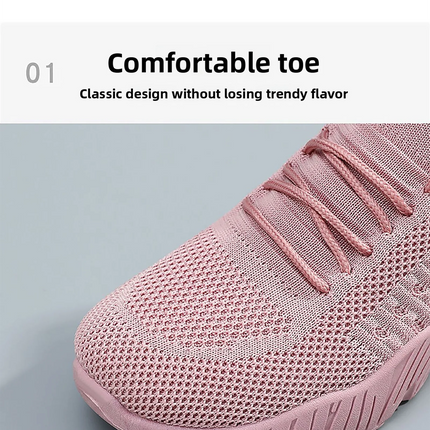 Women's Sneakers Breathable Casual Women Sock Shoes Lace Up Ladies Flats Female Spring Vulcanized Running Zapatillas De Mujer