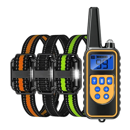 NEW 1pc 800m LCD Dog Training Collar/Remote Control Pet Bark Stopper Dog Waterproof Electric Training Collars With Beep/Shock