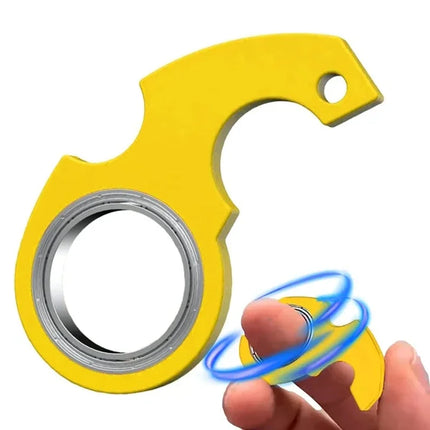 1/2/3/4Pcs Creative Keychain Fidget Spinner Stress Relief Toys For Anxiety Autism ADHD EDC Cool Stuff For Teens Adults Kids