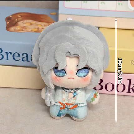 Cartoon Identity V Doll Keychain 10cm Plush Cotton Doll Pendent Explorer Composer Mercenary Anime Figure Keyring Fans Gifts