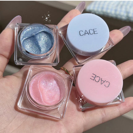 Diamond Sparkle Highlighter Cream Monochrome Shimmering Pearl Silver Face Contour Brighten Makeup Clear Glitter Flash Highlight