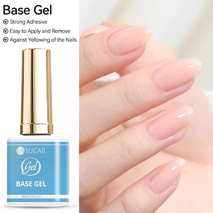UR SUGAR 15ml Champagne Gold Sliver Reflective Glitter Gel Nail Polish Varnish Semi Permanent Soak Off UV Gel For Manicure Art