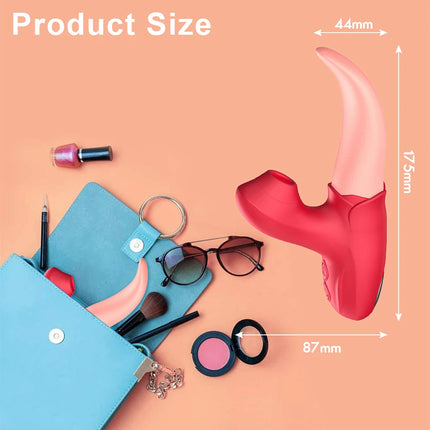 Powerful Tongue Licking Vibrator Adult Sex Toy For Women Female Masturbation G Spot Vibrators Nipple Vagina Clitoris Stimulator