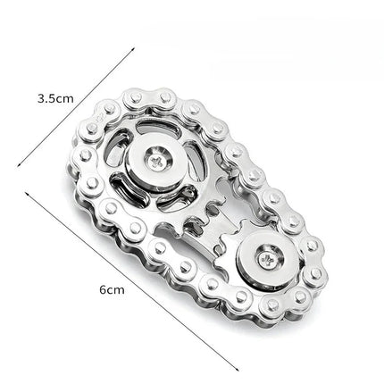 Metal Fidget Spinner Office Desk Toy Stress Relief Gears Hand Spinner for Adults desk decoration home decor Relieve stress relax