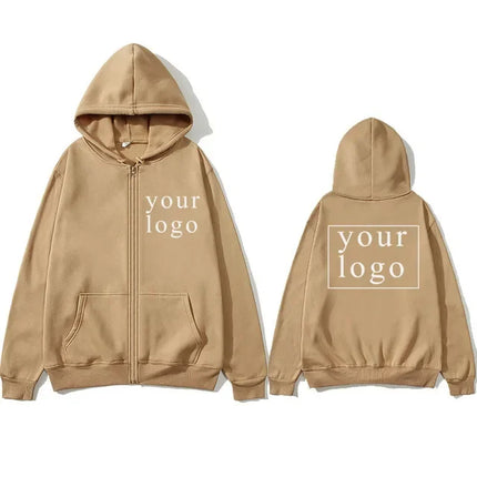 Custom Print Zip Hoodie / Hoodie Zippé Imprimé Personnalisé