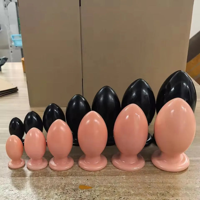 7 Size Buttplugs Anal Beads Balls Cunt Plug Dilatador Anal Plug Sex Toys Small And Big 9.5cm Huge Anal Plug Toys For Women Men