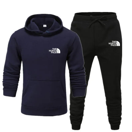 2025 Autumn New print Men's Women Fashion Casual Tracksuits Outdoor Fitness Jogging Hooded Sets Sports Luxury Hoodie+
