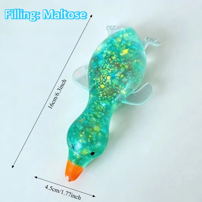 Squishy Antistress Duck Fidget Toys Cute Goose Animal Vent Toys for Kids Adults Decompression Stretch Toys Friends Best Gift