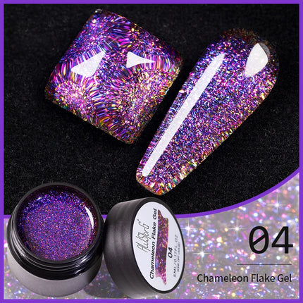 AWStorG 5ML Super Silver Metallic Gel Nail Polish Metal Effect Painting Gel Chromes Varnish Semi Permanent for Nail DIY