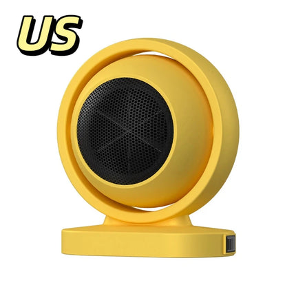 380W Portable Electric Heater Overheat Power-off Protection Mini Fast Heating Fan Intelligent Desktop Winter Bathroom Fan Heater