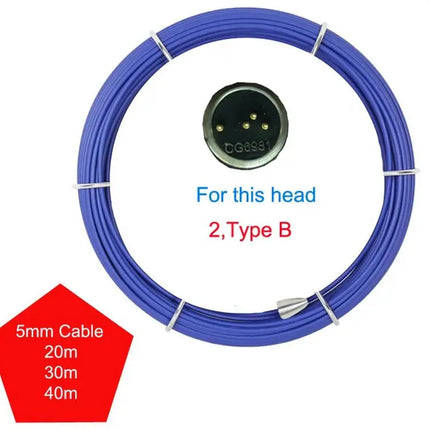 Pipe Inspection Camera Cable Repair Kit Connector Pipe Camera Head Cable Replacement Spare Part