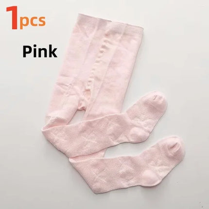 1/3pcs Thin Newborn Baby Tights For Girls Summer Mesh Thin Infant Toddler Pantyhose Soft Casual Girl White Pink Gray Leggings