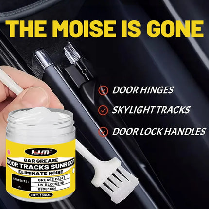 LJM 100G Car Noise Reduction Lubricant, Multipurpose Synthetic Grease For Door Hinges, Sunroof, Bicycle Chains, Locks