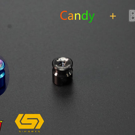 JSM Hobby TITANIUM Battery Grips with bullet plugs 4/5mm