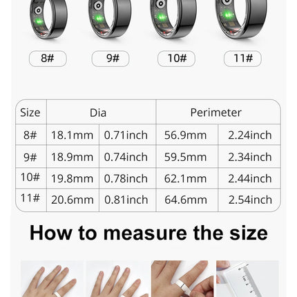 [2024 ] COLMI R02 Smart Ring Military Grade Titanium Steel Shell Health Monitoring IP68 & 5ATM Waterproof Multi-sport Modes