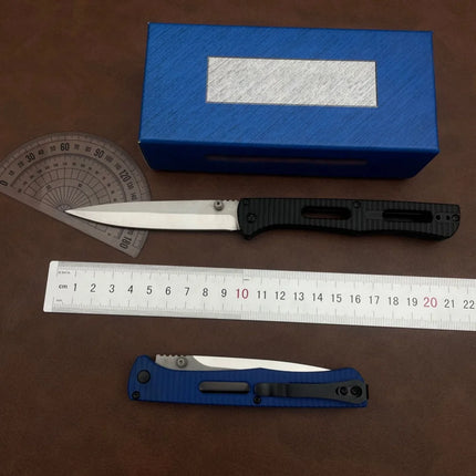 417 Portable Folding Knife Wilderness Knives 9Cr13Mov Blade Nylon Wave Fiber Handle EDC Survival Pocket Knives Fishing Tool