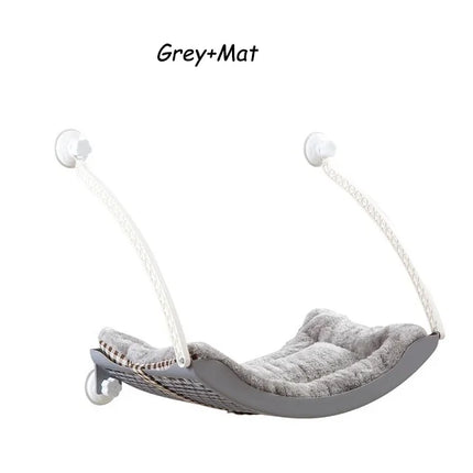 Cute Cat Hanging Beds Comfortable Sunny Window Seat Mount Bearing 15kg Strong Cats Hammock Cat Bed Shelf Seat Hammock For Cats